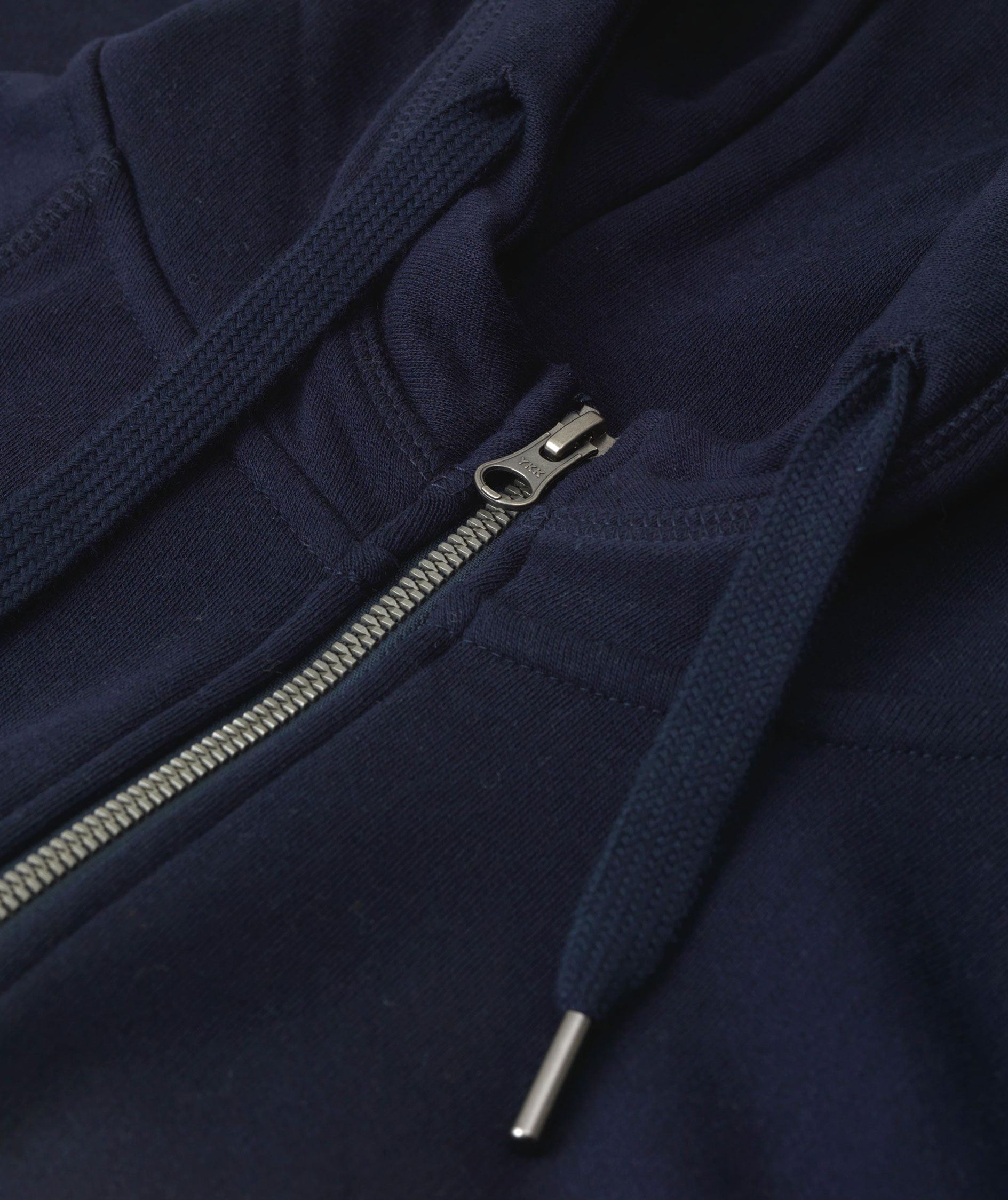 ID Core dame h&aelig;ttetr&oslash;je med lynl&aring;s, Navy, large image number 3