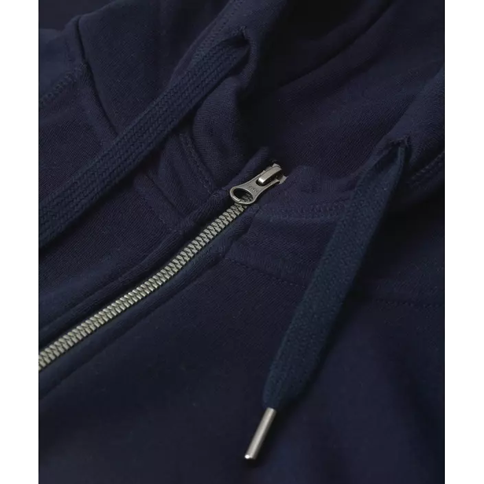 ID långärmad tröja dam med blixtlås, Navy, large image number 3