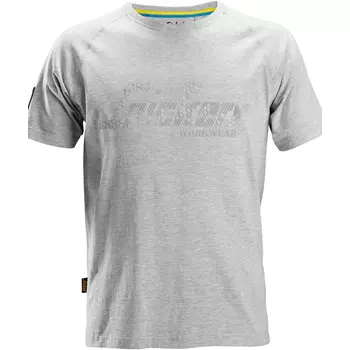 Snickers T-shirt with logo, Light grey mottled