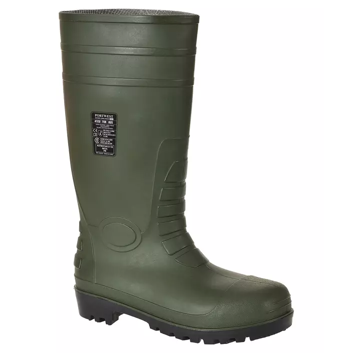 Portwest Total safety rubber boots S5, Green, large image number 0