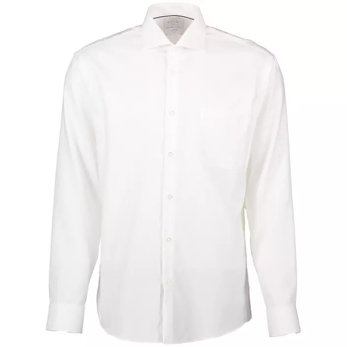 Seven Seas Dobby Royal Oxford modern fit shirt with chest pocket, White, large image number 0