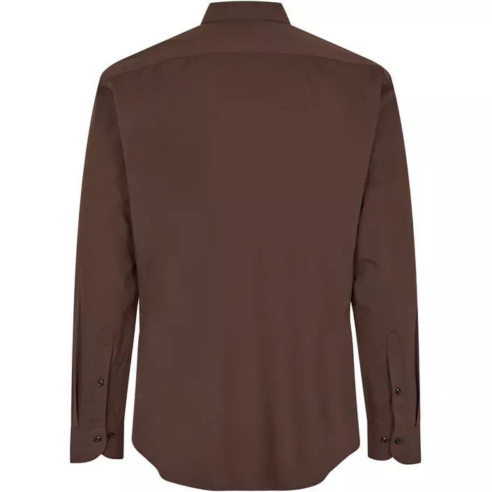 Seven Seas hybrid Modern fit skjorte, Mocca, large image number 1