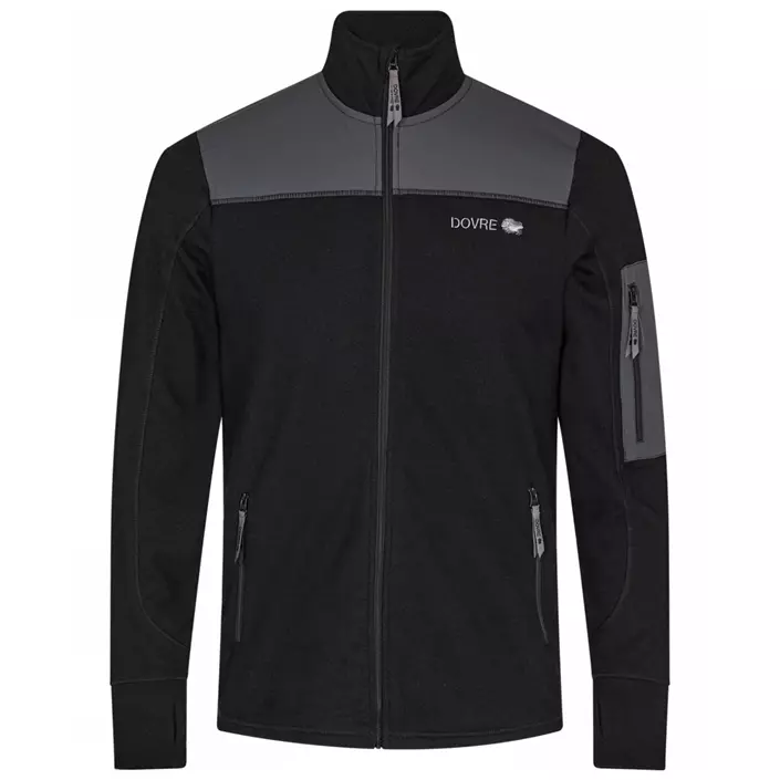 Dovre midlayer jacka, Svart, large image number 0