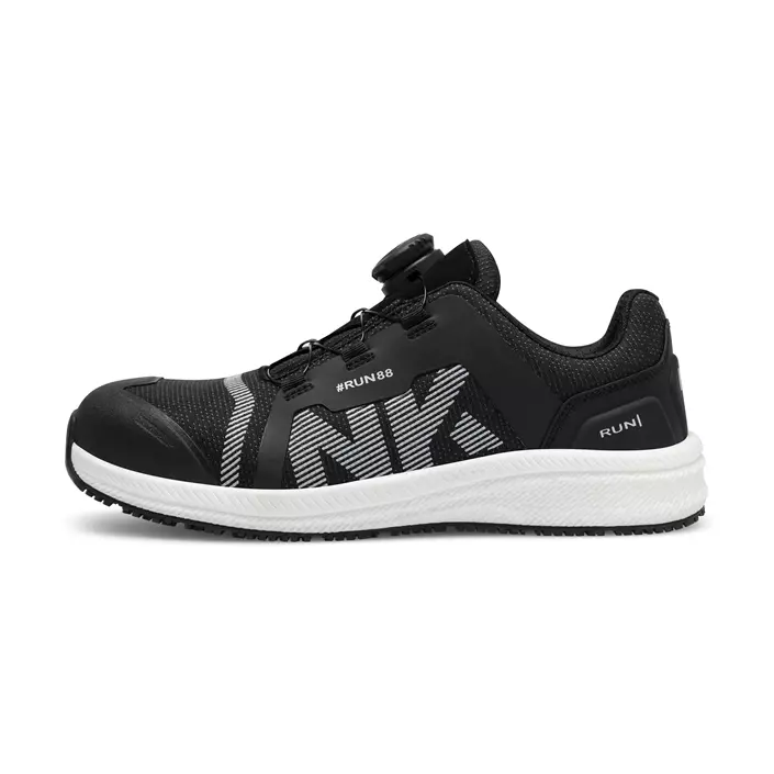 NOKNOK RUN88 sikkerhedssko S3S, Sort/Hvid, large image number 0