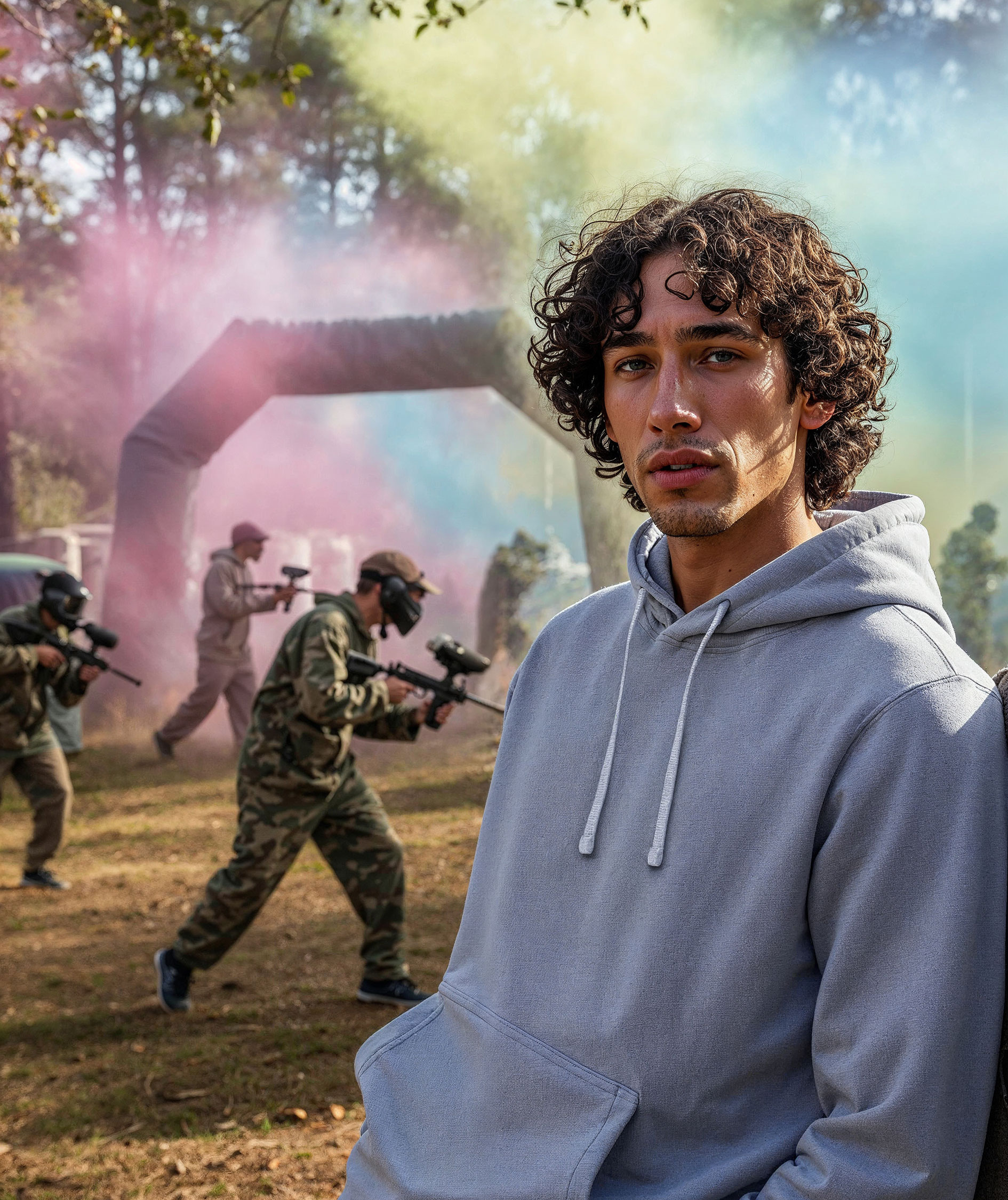 UM Regular Fit Hoodie, Fog, large image number 5