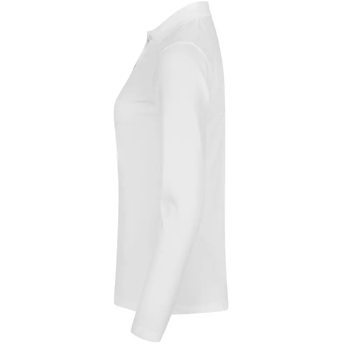 Clique Premium langærmet dame polo T-shirt, Hvid, large image number 3