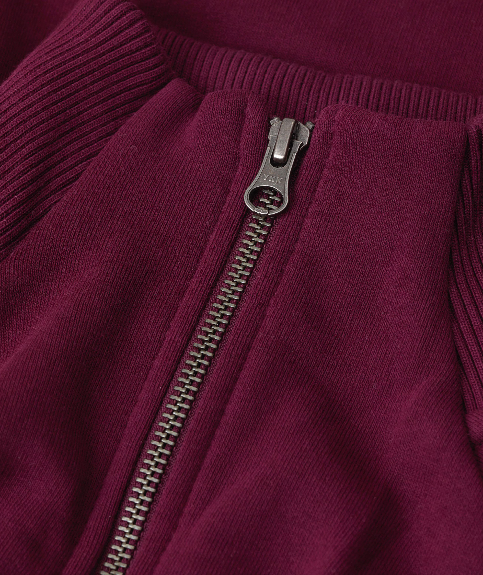 ID cardigan with zipper, Bordeaux, large image number 3