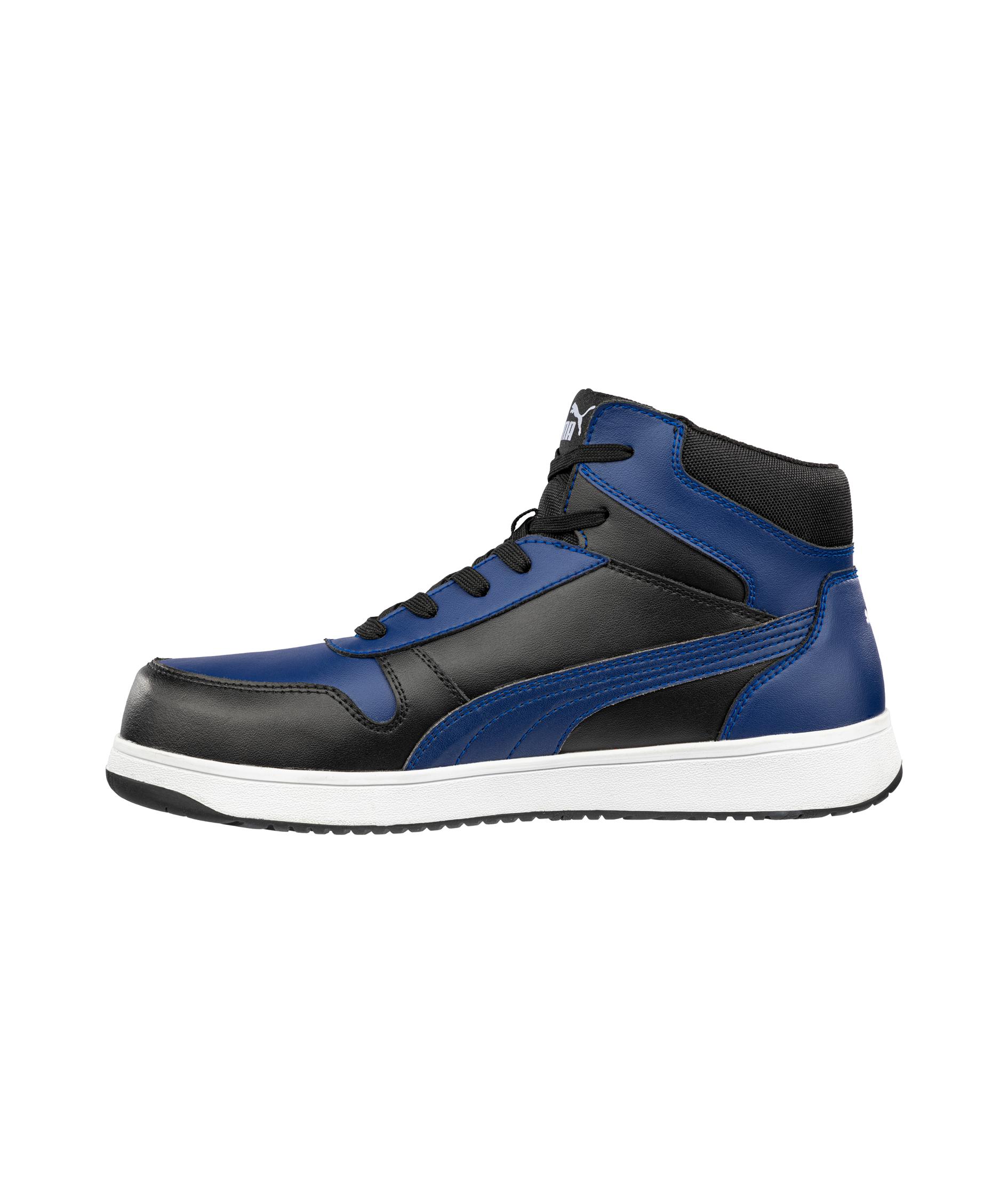 Puma Frontcourt Mid sikkerhedsst&oslash;vlette S3L, Sort/Marinebl&aring;