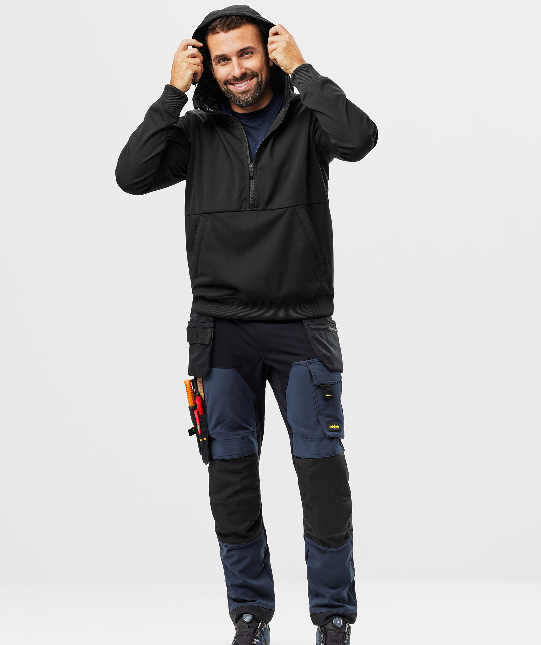 Snickers FlexiWork Windblocker softshell hoodie 8400