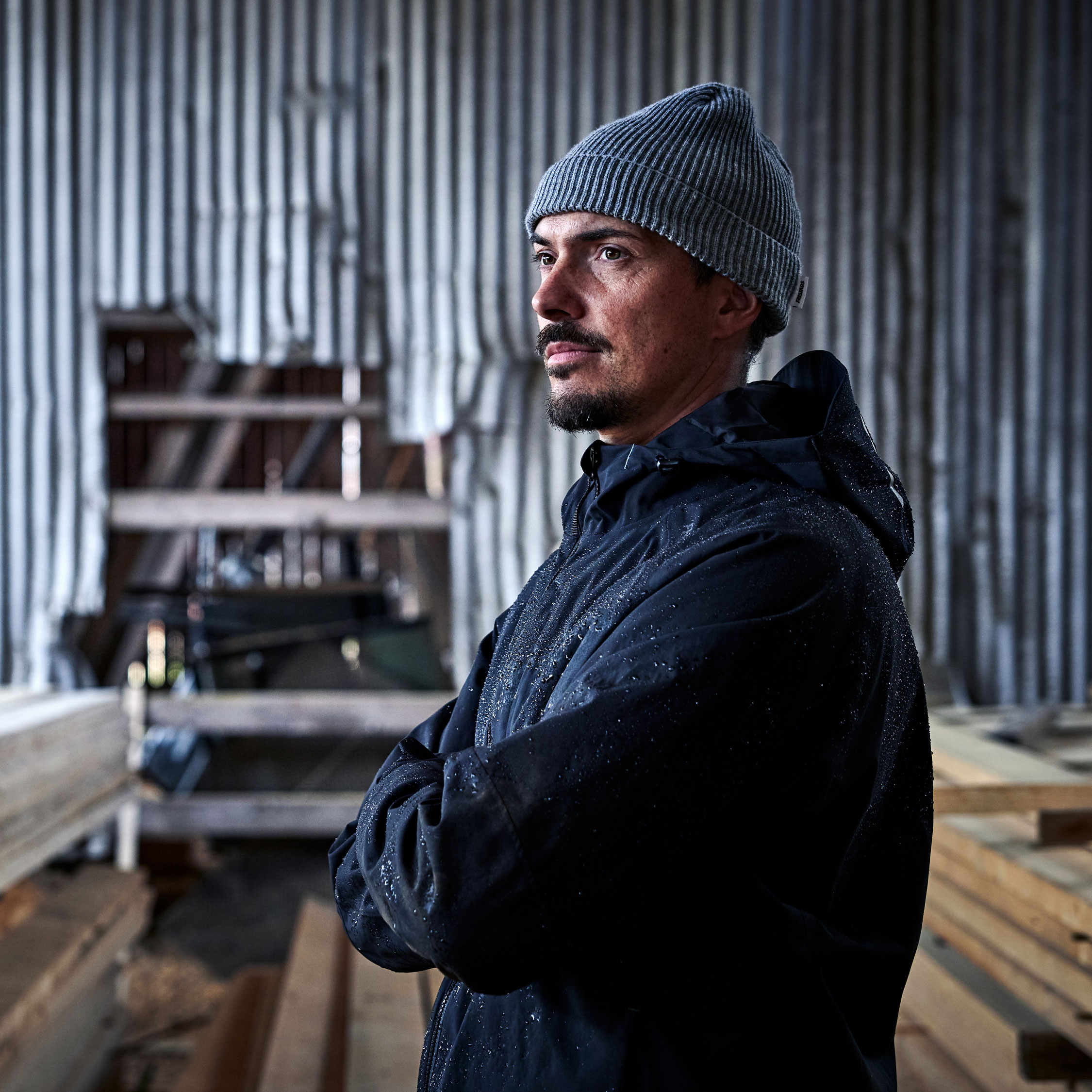 Fristads shell jacket 4882 GLPS, Dark Marine Blue, large image number 5