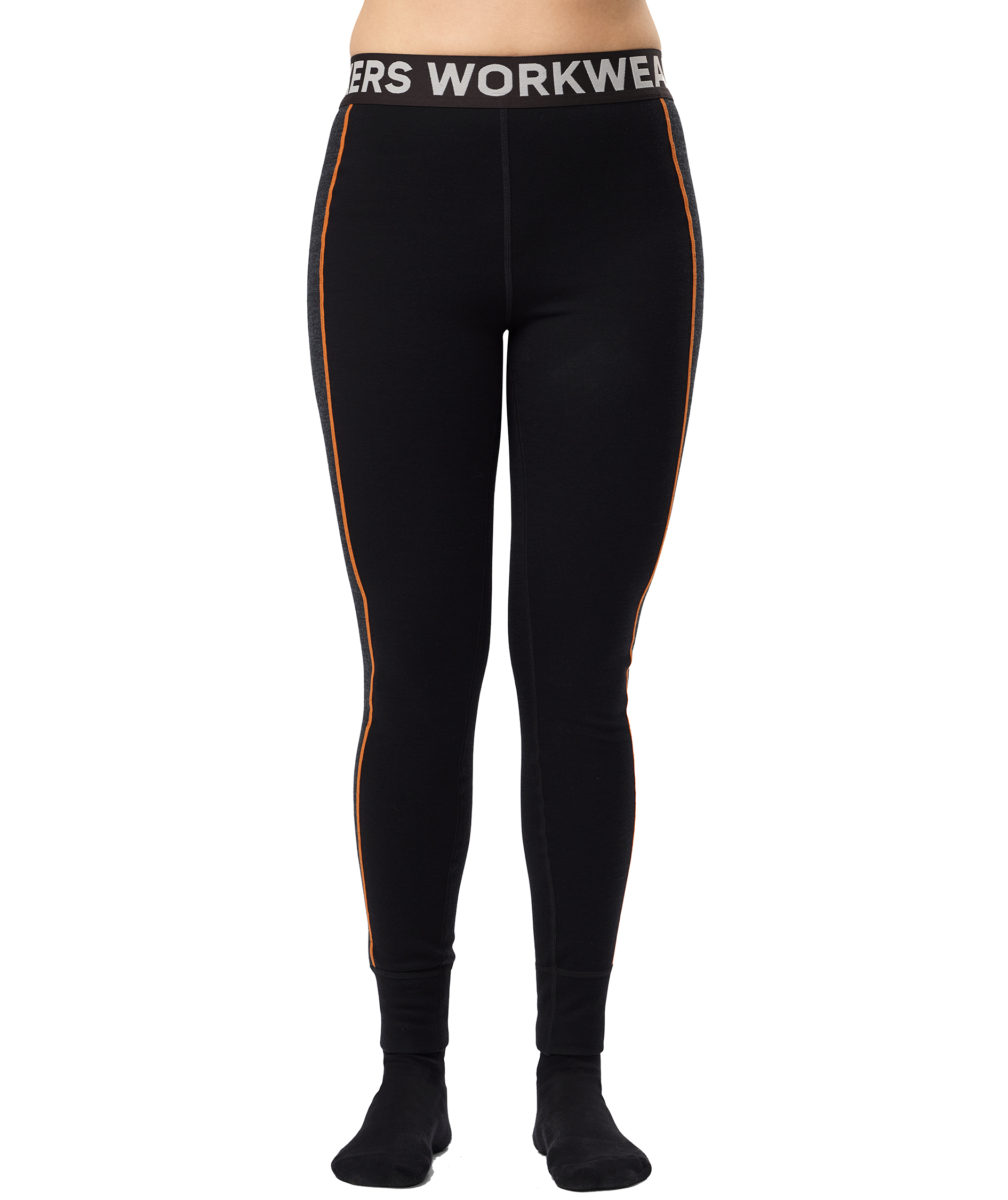 Snickers women's thermal long johns with merino wool 9471, Black/Anthracite Melange, large image number 2