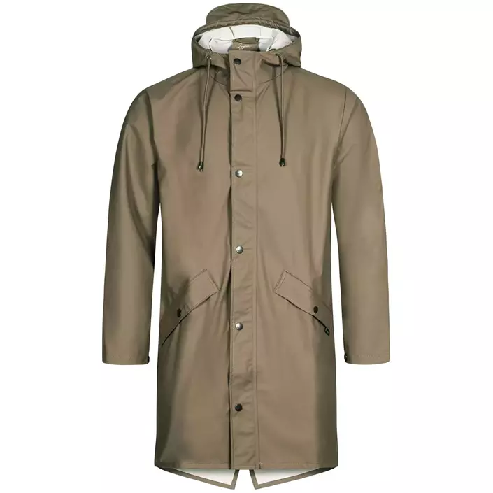 Lyngsøe PU raincoat fashion, Brown, large image number 0