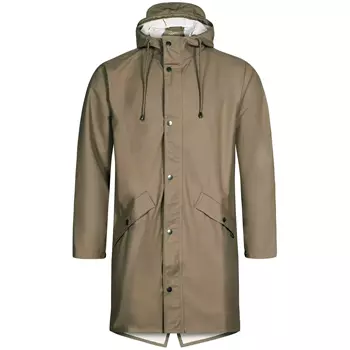 Lyngsøe PU raincoat fashion, Brown