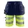 Blåkläder stretch håndværkershorts, Marine/Hi-Vis gul, Marine/Hi-Vis gul, swatch