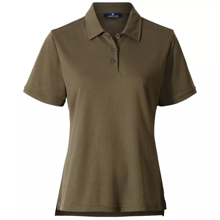 CC55 Munich Sportwool dame polo T-skjorte, Oliven, large image number 0