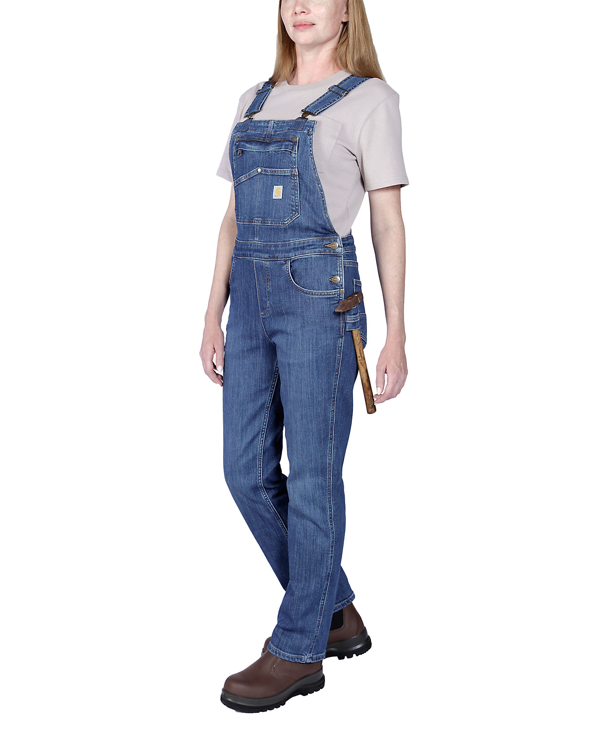 Carhartt denim dame overalls, Arches, large image number 5