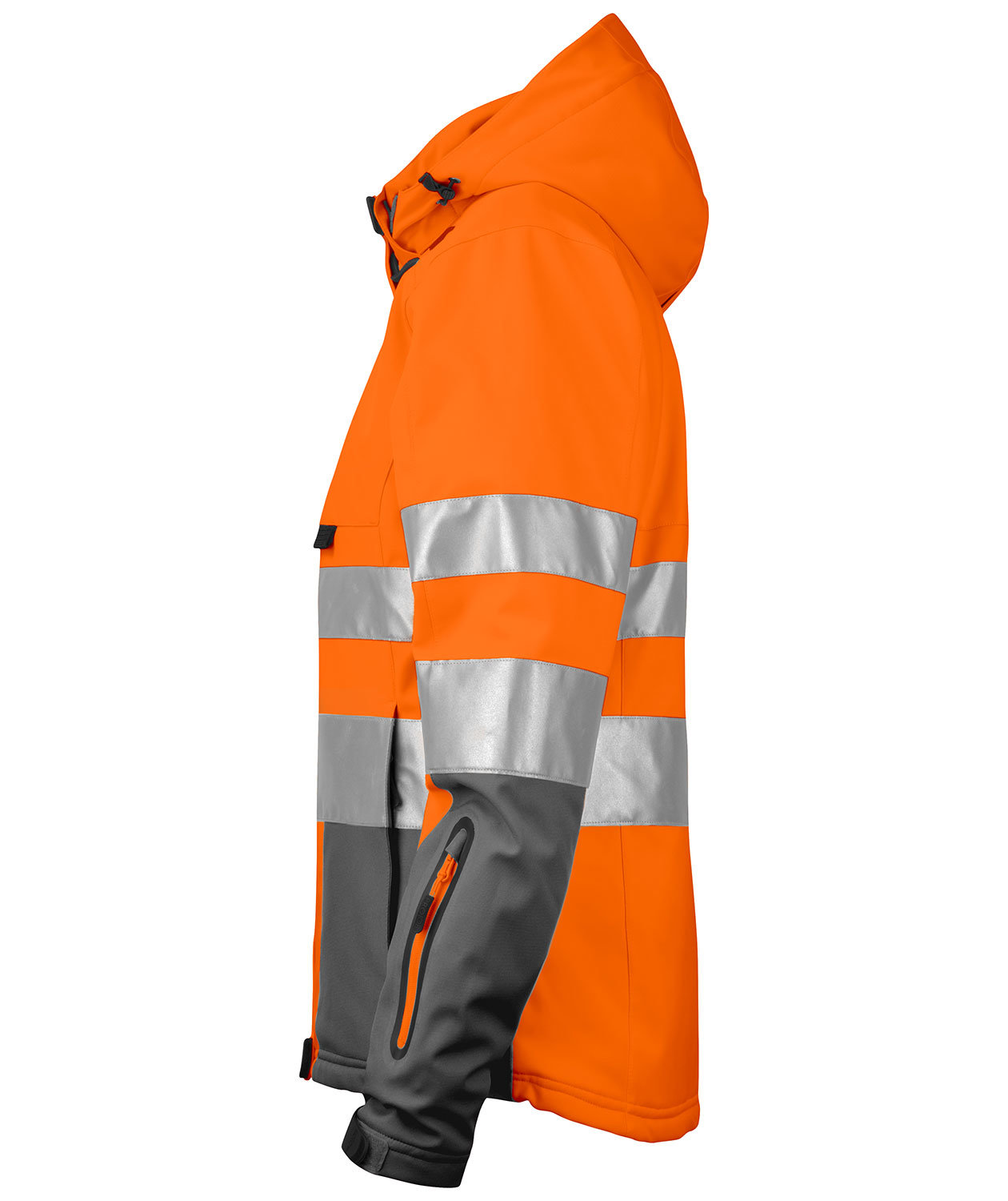 ProJob women's winter jacket 6424, Orange/Grey