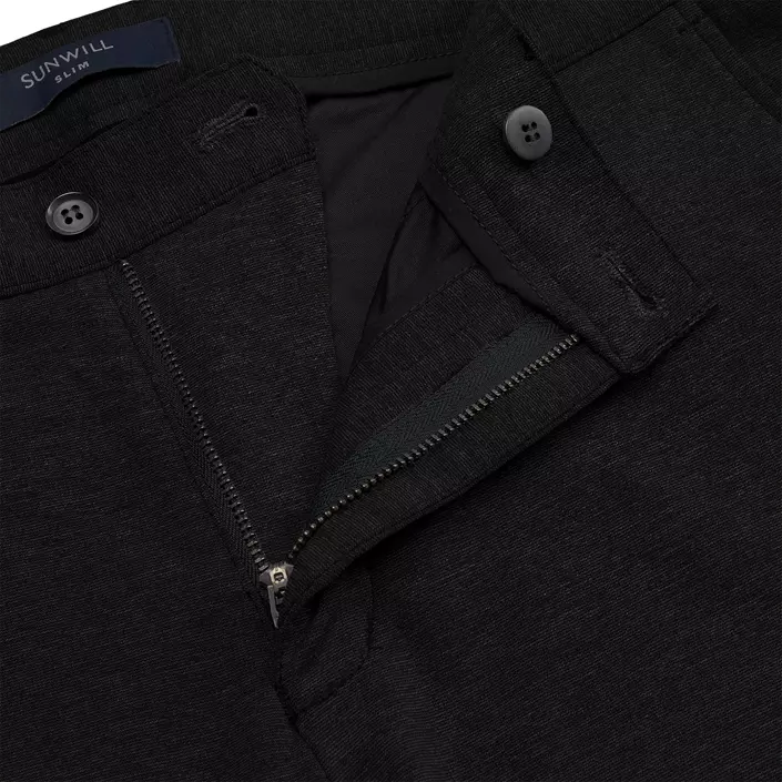 Sunwill Extreme Flexibility Slim fit chinos, Black, large image number 3