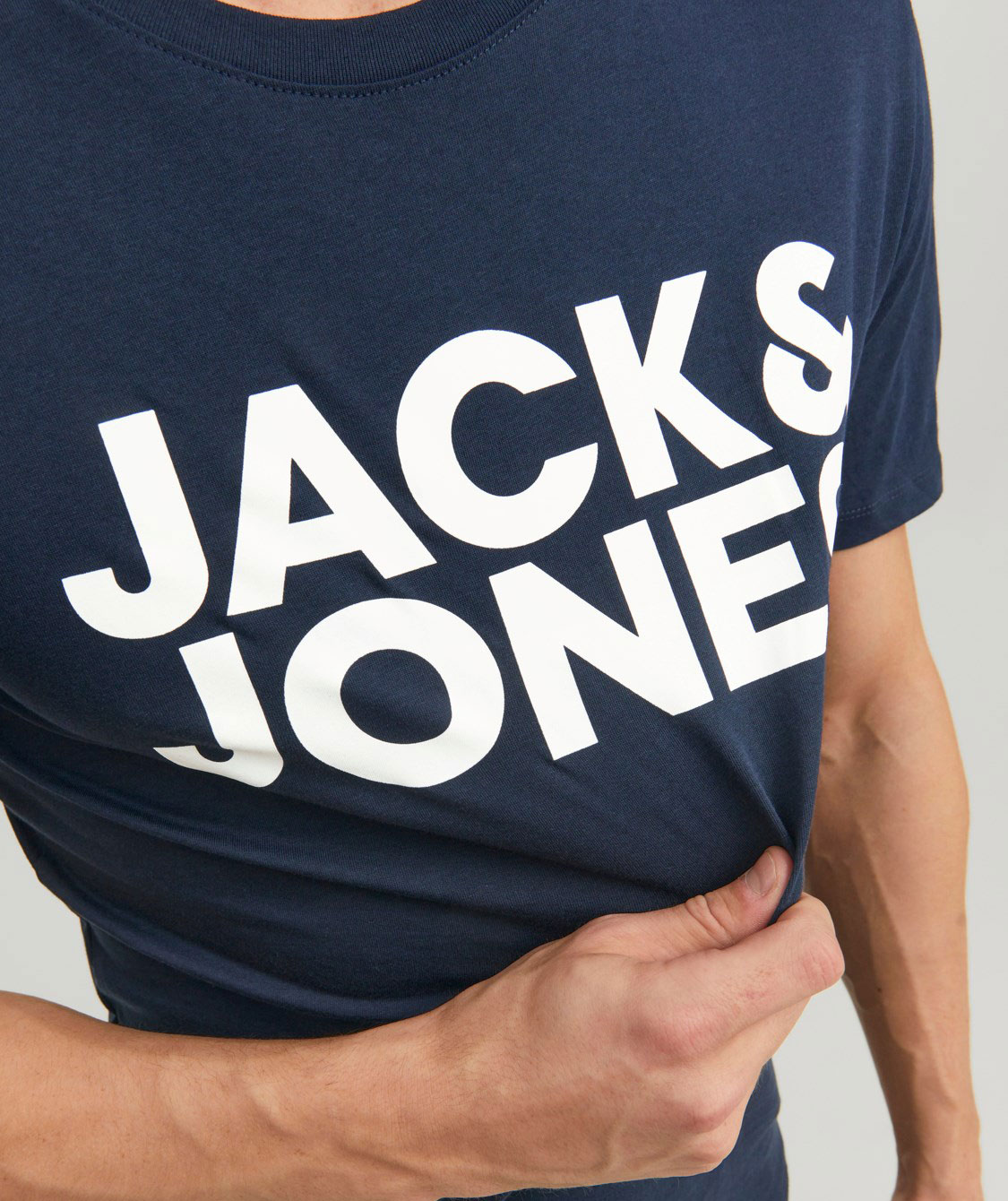 Jack & Jones JJECORP Logo Tee, Navy Blazer, large image number 7