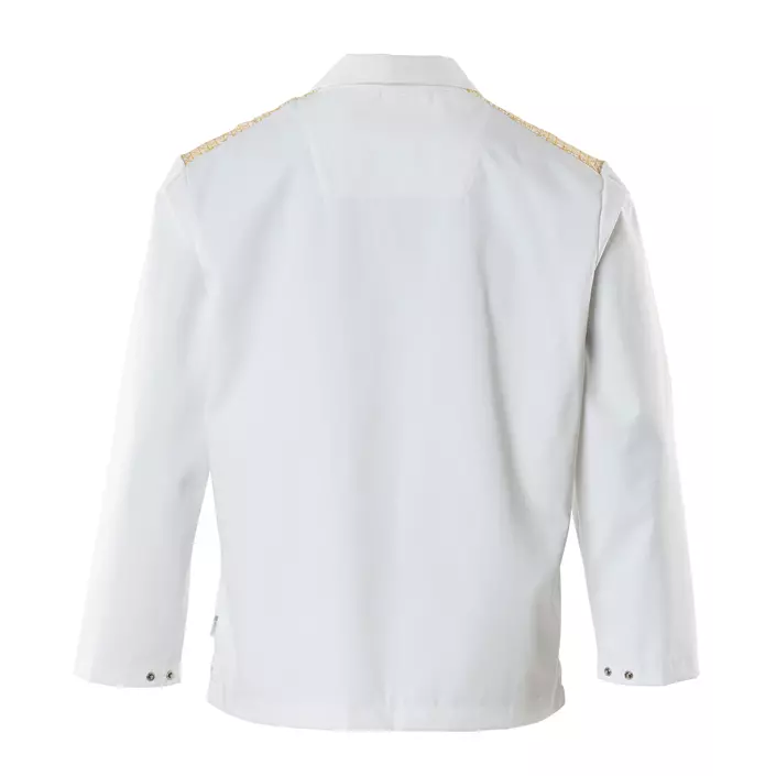 Mascot Food & Care HACCP-approved smock, White/Curryyellow, large image number 1