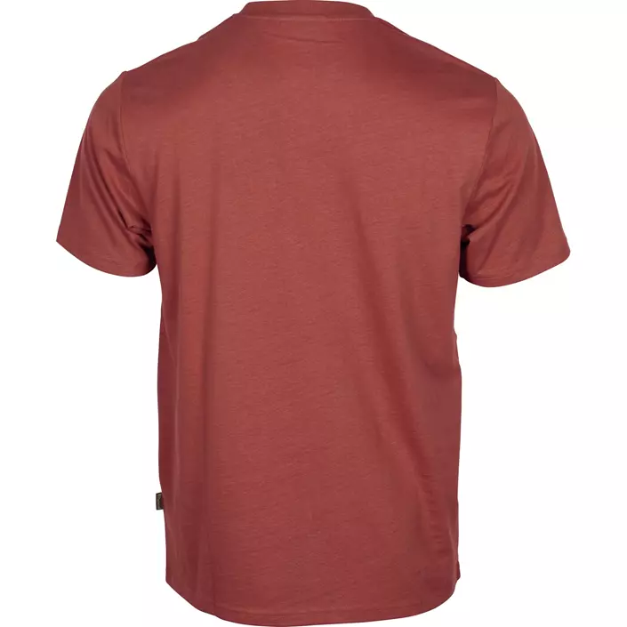 Pinewood Outdoor Life T-skjorte, Dark red, large image number 2