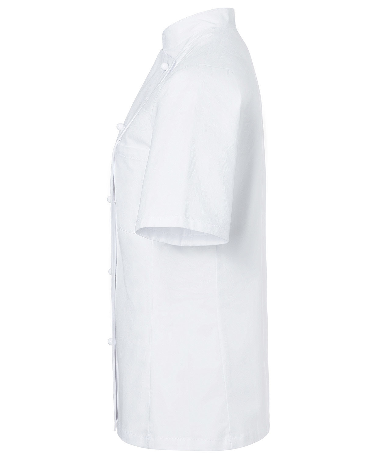 Karlowsky Pauline women's short-sleeved chefs jacket without buttons, White, large image number 4