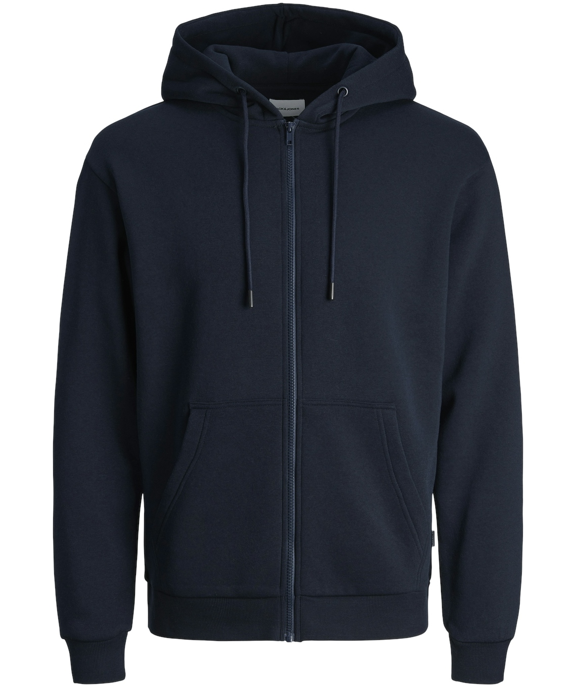 Jack & Jones JJEBRADLEY hoodie with zipper, Navy Blazer, Navy Blazer, swatch