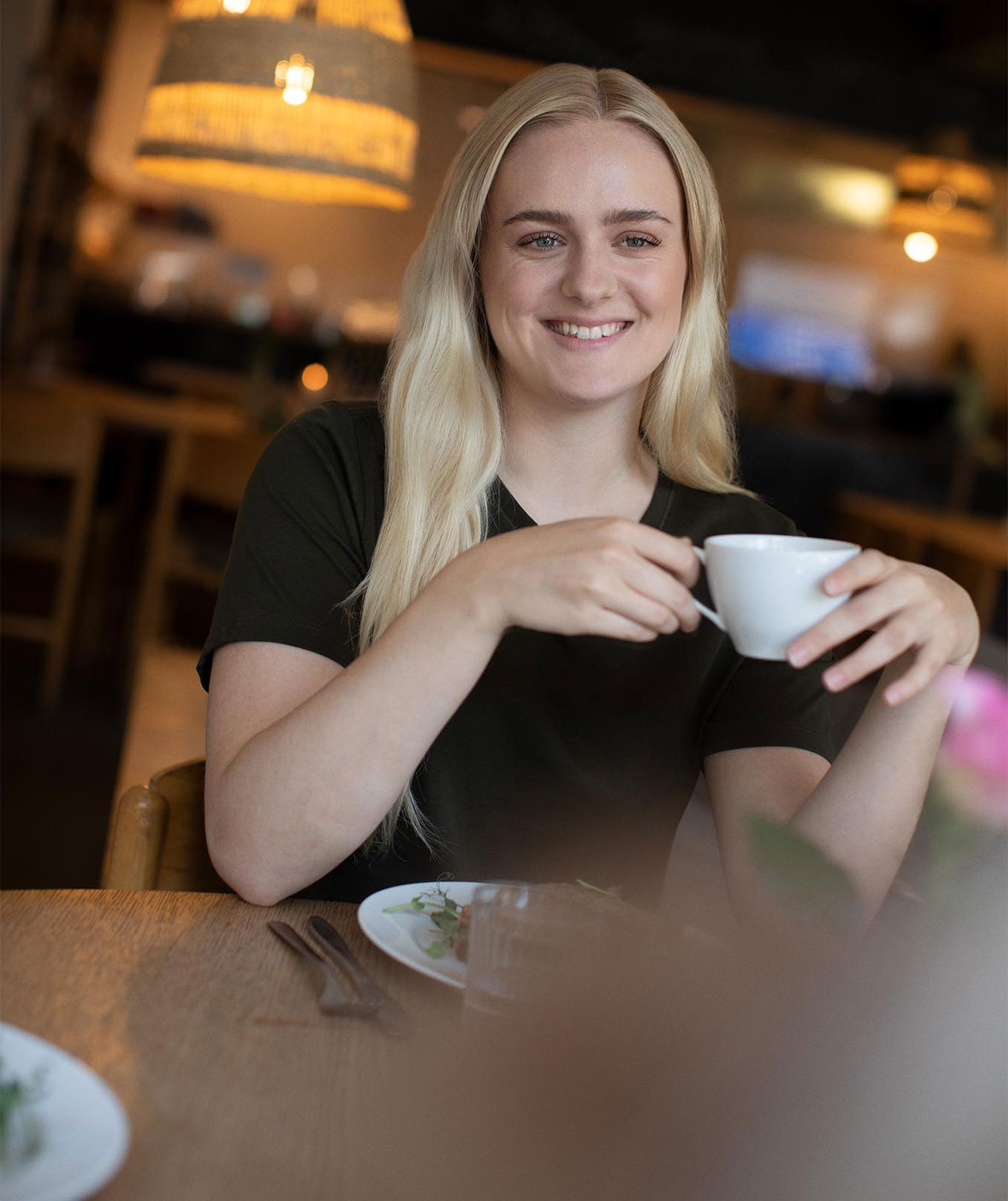 ID organic women's T-shirt, Olive Green, large image number 1