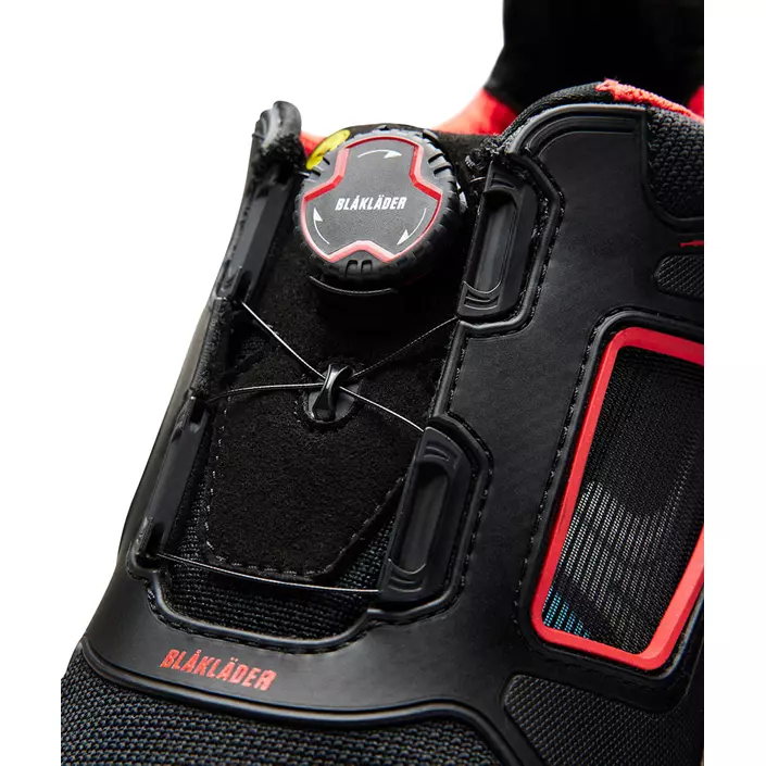 Blåkläder Gecko safety shoes S1P, Black/Red, large image number 5