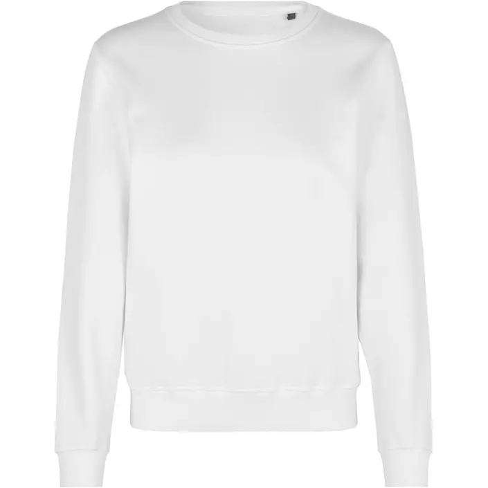 ID organic women's sweatshirt, White, large image number 0