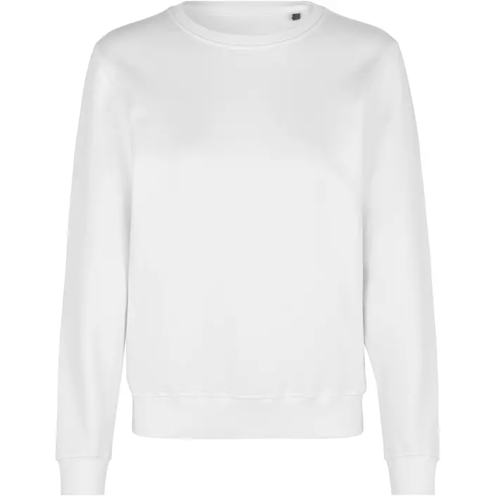ID Bio Damen Sweatshirt, Weiß, large image number 0