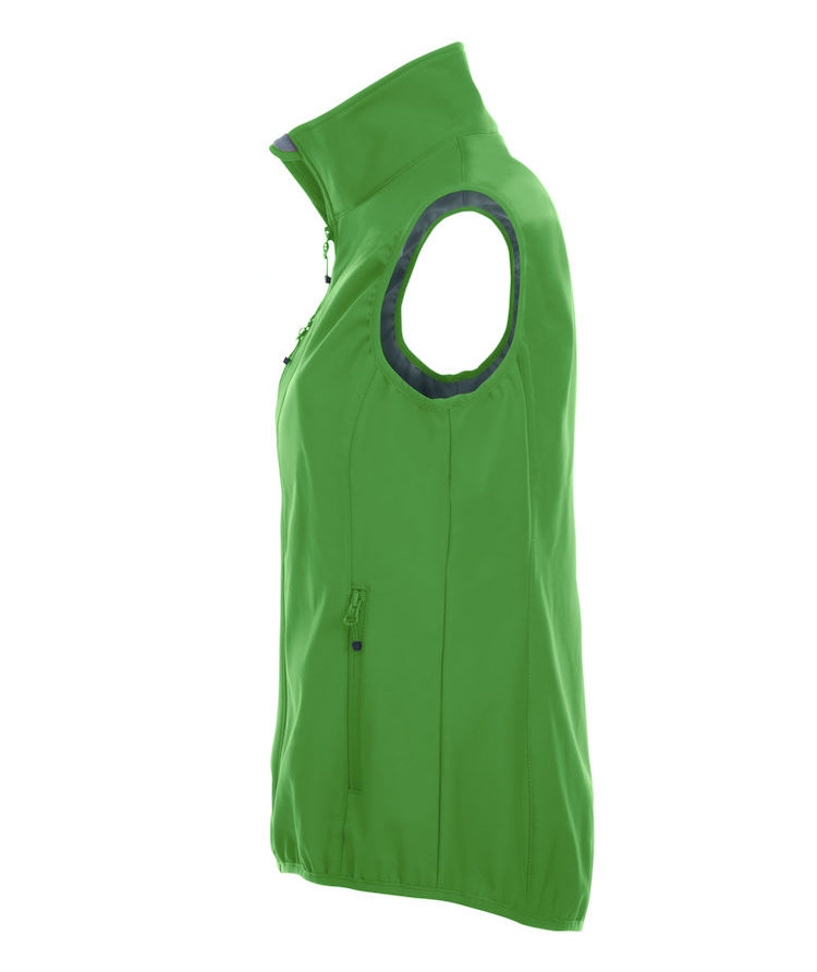 Clique Basic women's softshell vest, Apple Green, large image number 4