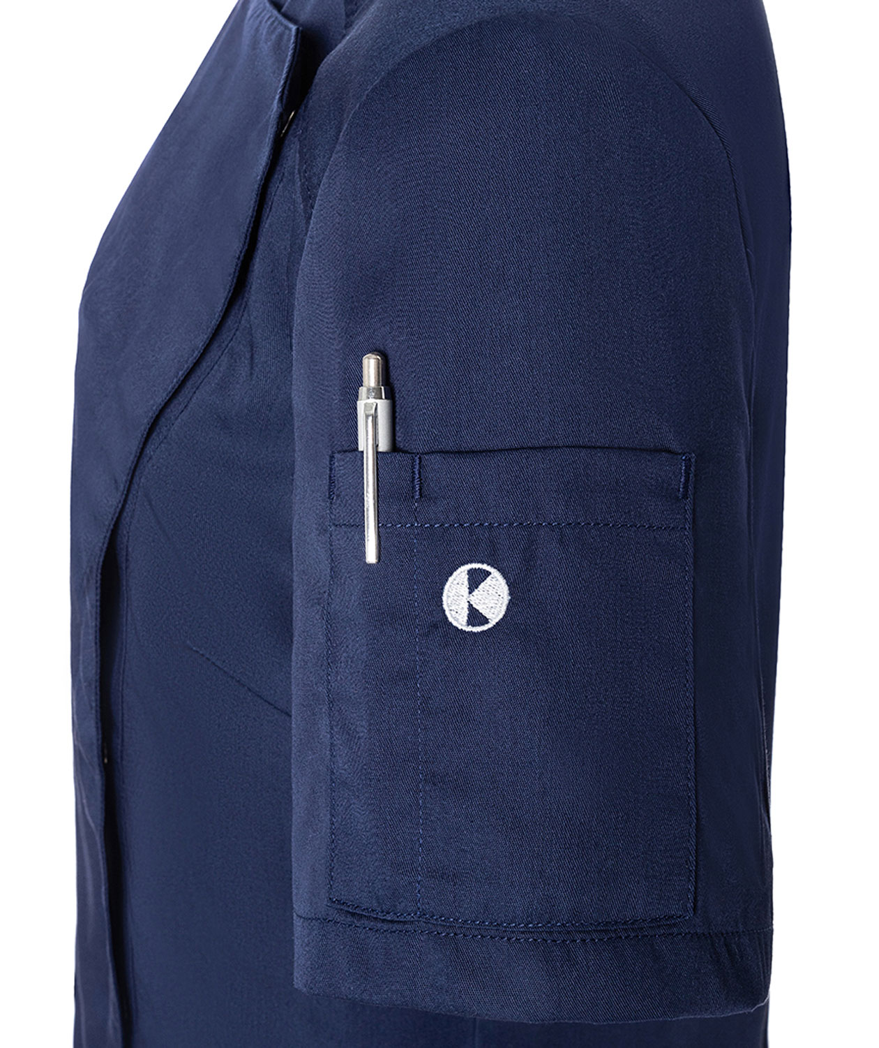 Karlowsky Modern-Look kurz&auml;rmelige Damen Kochjacke, Navy, large image number 3