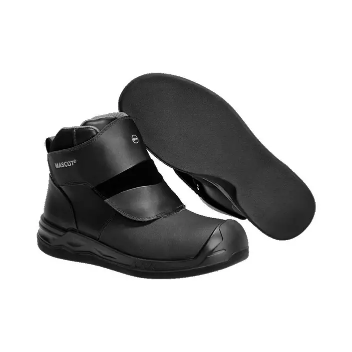 Mascot Asfalt Sicherheitsstiefeletten 1PS, Schwarz, large image number 0