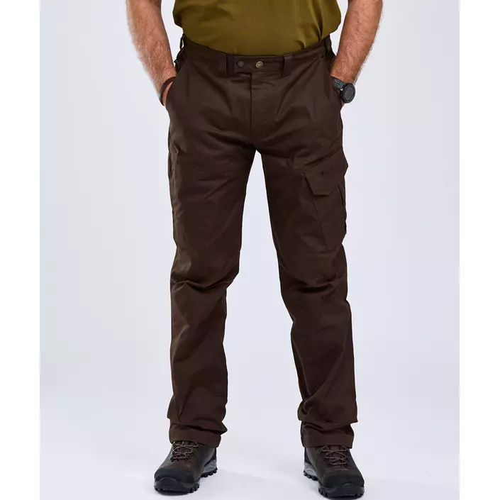 Pinewood Finnveden Outdoor bukser, Dark brown, large image number 5