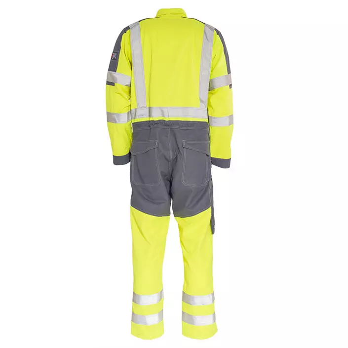 Tranemo Cantex coverall, Hi-vis Yellow/Grey, large image number 1