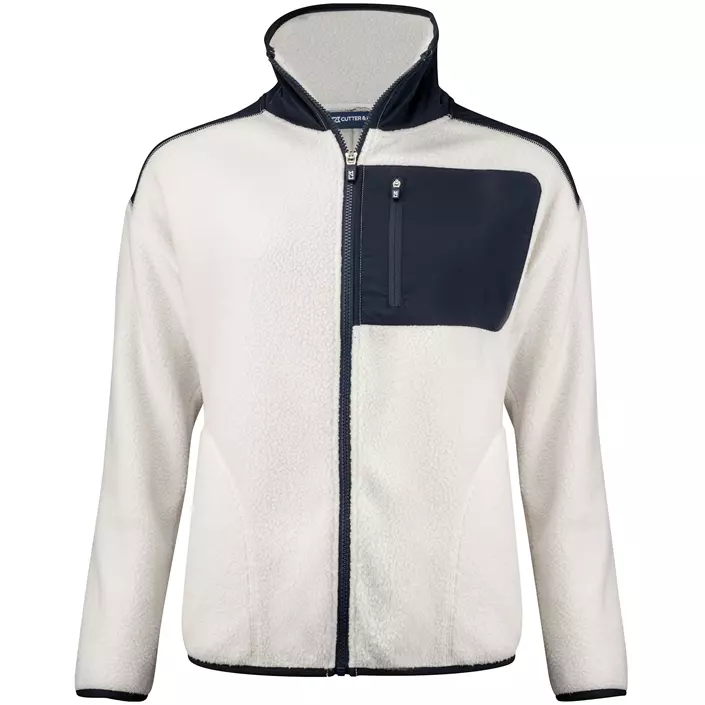 Cutter & Buck Cascade women's fibre pile jacket, Shell White, large image number 0