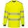 Portwest langærmet T-shirt, Hi-vis Gul/Sort, Hi-vis Gul/Sort, swatch
