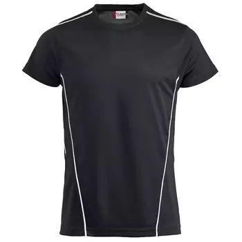 Clique Ice Sport-T  T-skjorte, Svart/Hvit
