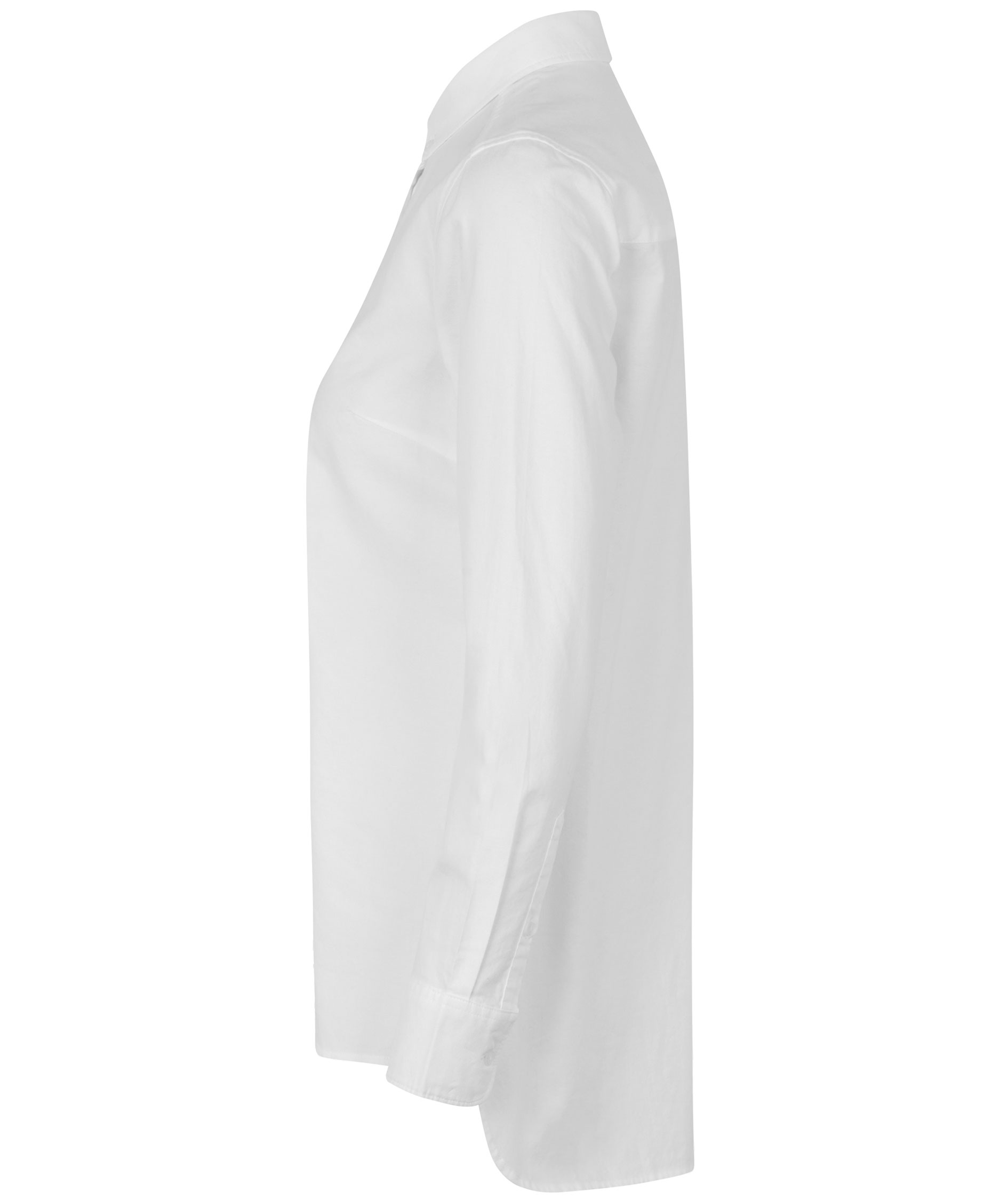 Seven Seas Oxford women's long Modern fit shirt, White, large image number 3