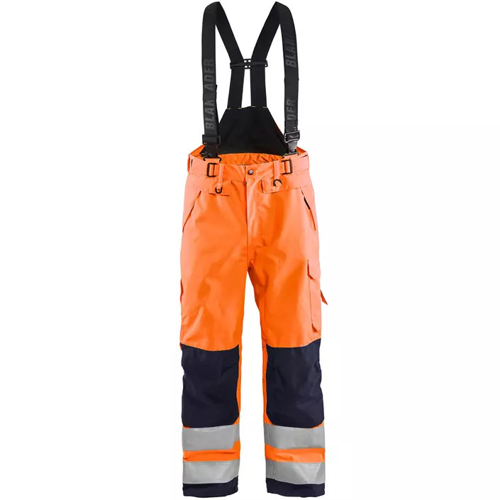 Blåkläder skalbukser, Hi-vis Orange/Marine, large image number 0