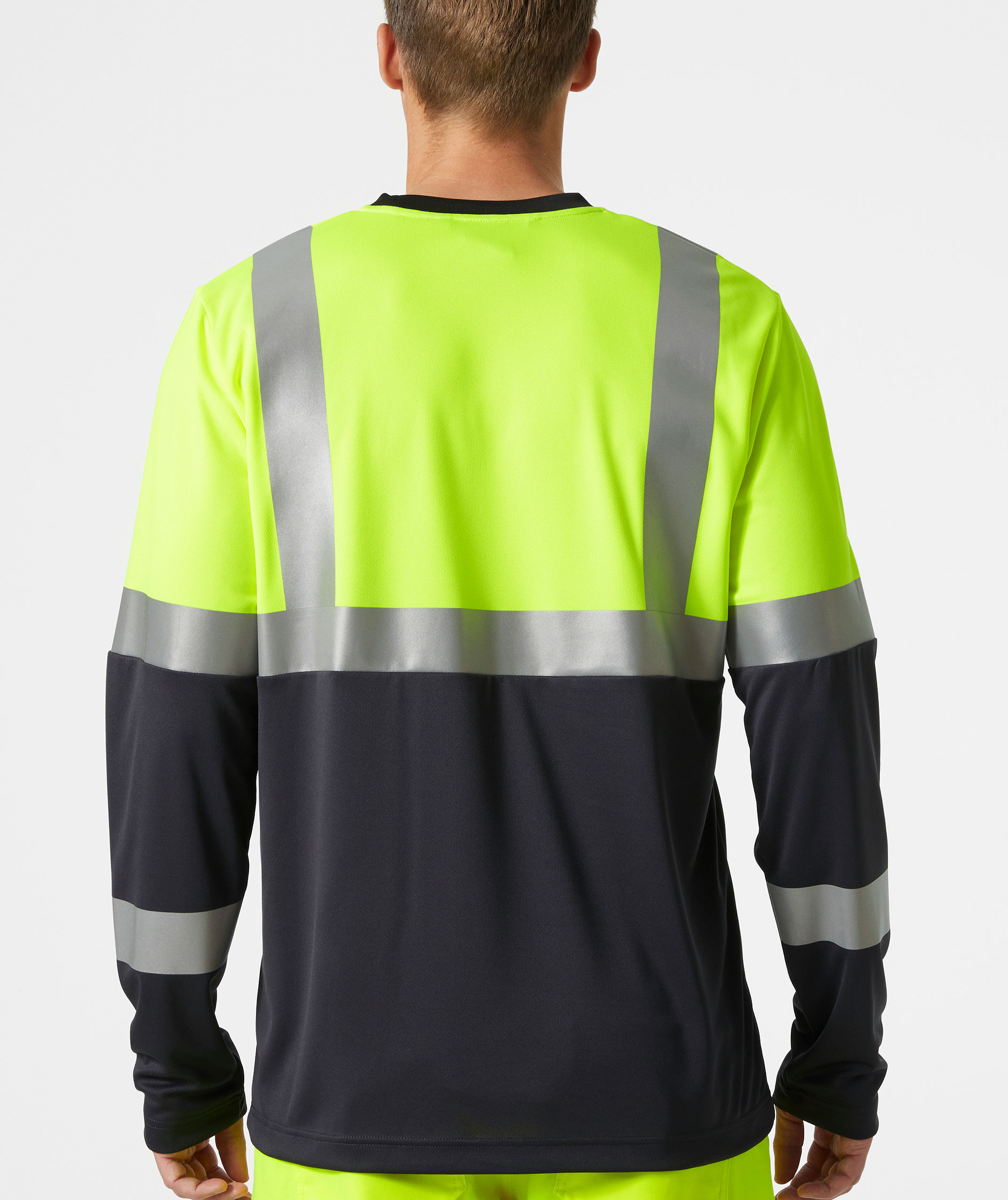 Helly Hansen Addvis long-sleeved T-shirt, Hi-vis yellow/Ebony, large image number 3