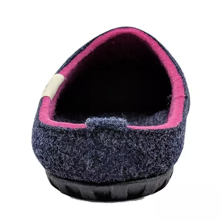 Gumbies Outback Slipper slippers, Navy/Pink, large image number 6