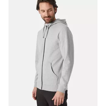 Helly Hansen Classic hoodie with zipper, Grey melange