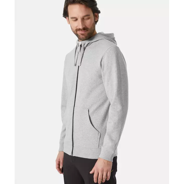 Helly Hansen Classic hoodie with zipper, Grey melange, large image number 1