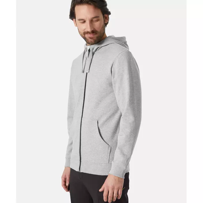 Helly Hansen Classic hoodie with zipper, Grey melange, large image number 1