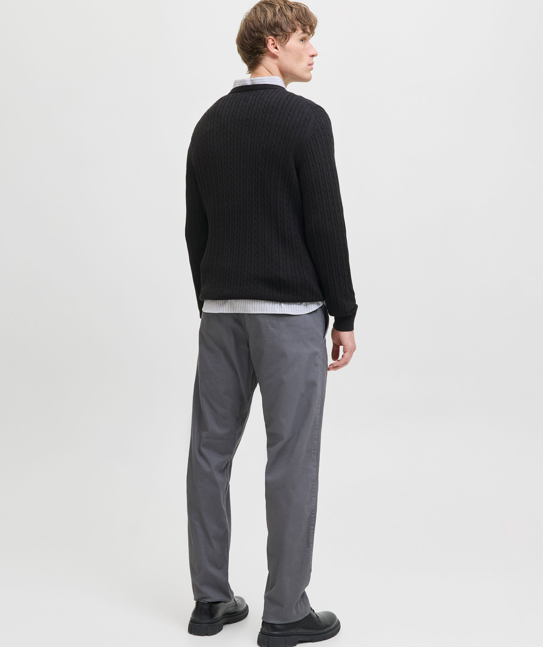 Jack & Jones JJEEMIL knitted pullover, Black, large image number 2