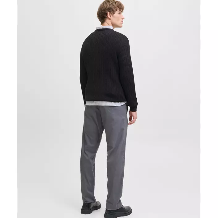 Jack & Jones JJEEMIL stickad tröja, Black, large image number 2