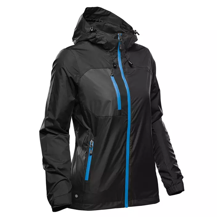 Stormtech Olympia women's shell jacket, Black/Azur blue, large image number 0