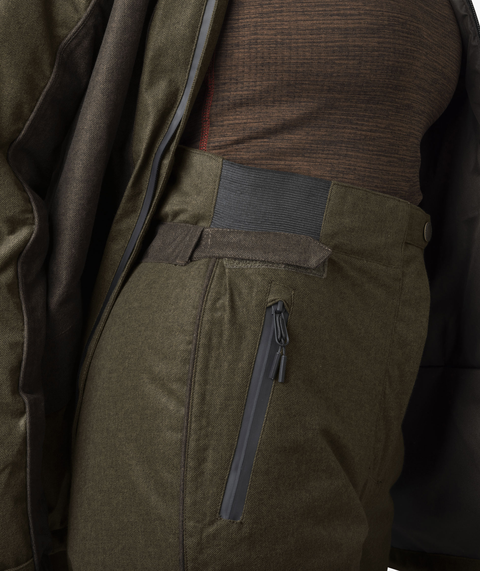 Seeland Avail Aya insulated damebukse, Pine Green/Demitasse Brown, large image number 3